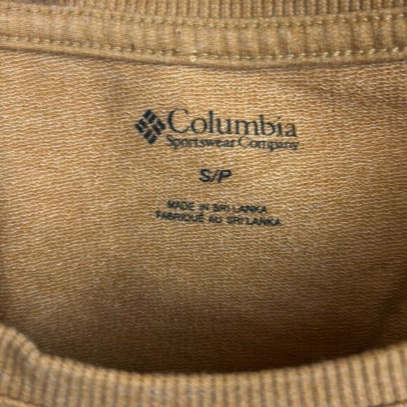 Columbia Fleece Sweatshirt Live the Journey Womens Sz Small Copper Long Sleeve S - Picture 3 of 7